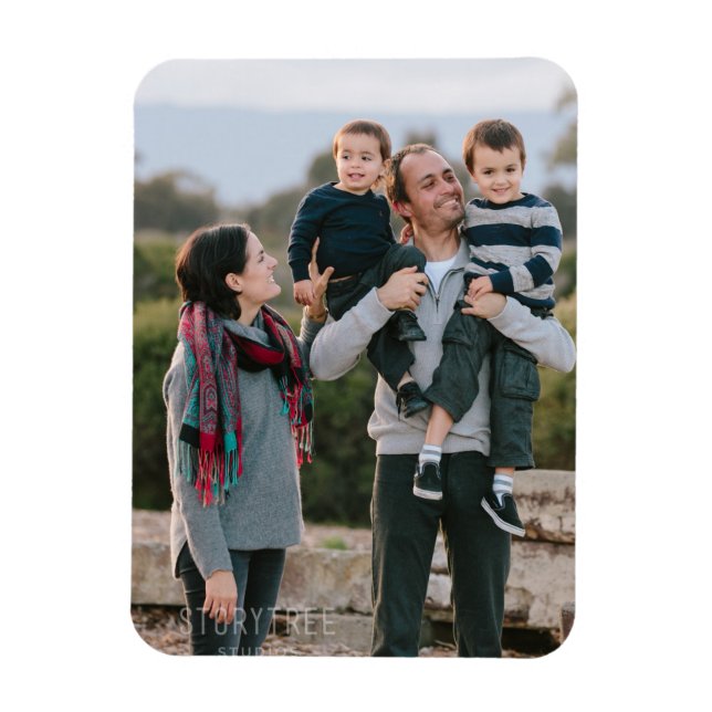 Make your own MAGNET PHOTO - Add pics and text! (Vertical)