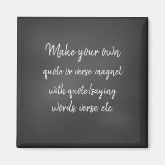 Make your own Magnet with Bible Verse or Quote