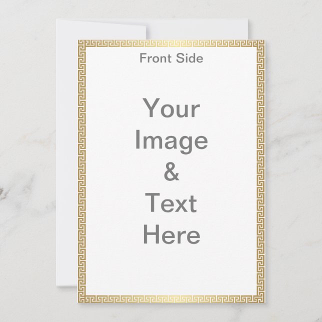Make your Own Matte 5x7 Front and Back Birthday Invitation (Front)