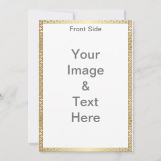 Make your Own Matte 5x7 Front and Back Birthday Invitation