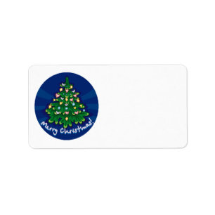 Make Your Own Merry Christmas  Mail Stickers
