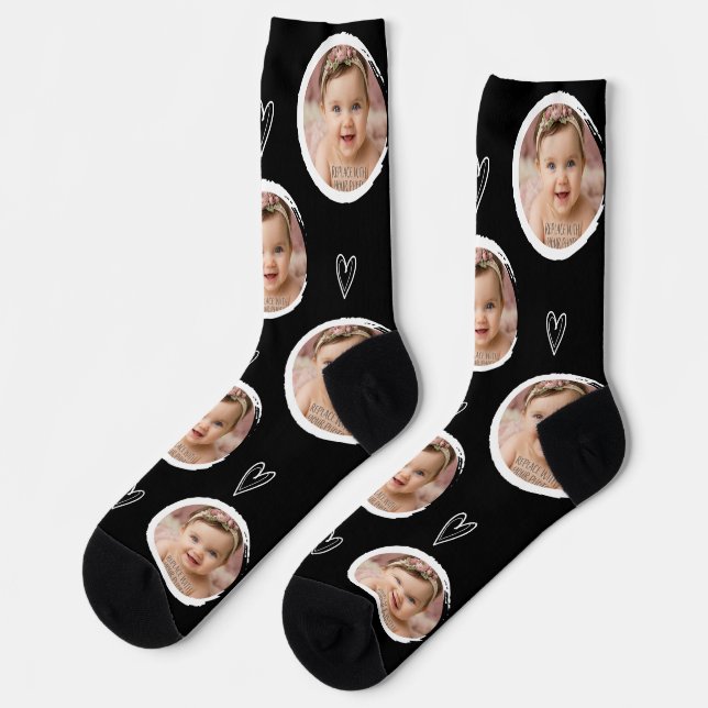 Make Your Own One Photo Socks (Left)