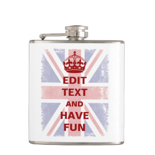 Make Your Own Parody Hip Flask