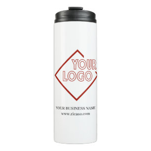 Make your own personalised business logo thermal tumbler
