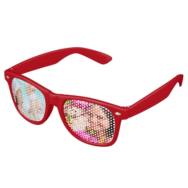 Make Your Own Personalised Custom Retro Sunglasses (Angled)