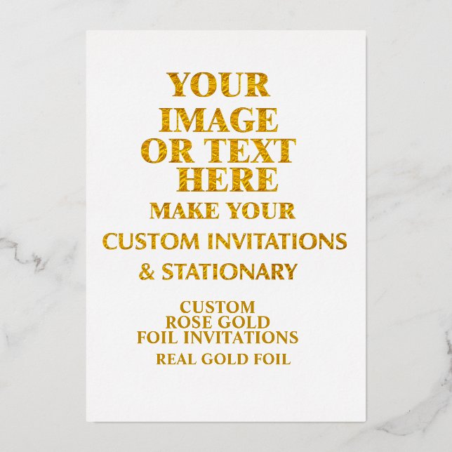 Make Your Own Personalised Custom Rose Gold (Front)