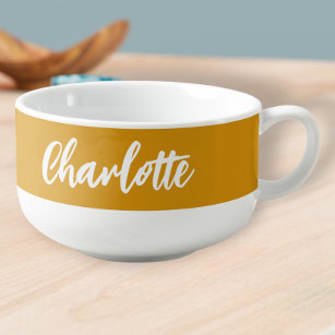 Make your own personalised name soup mug