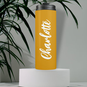 Make your own personalised name thermal tumbler