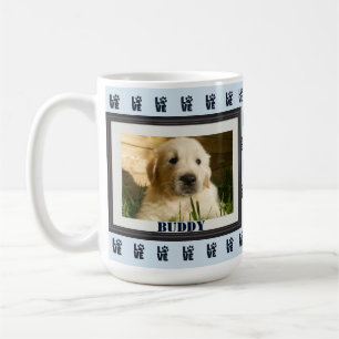 Make Your Own Pet Dog Cat Photo Paw Print Coffee Mug