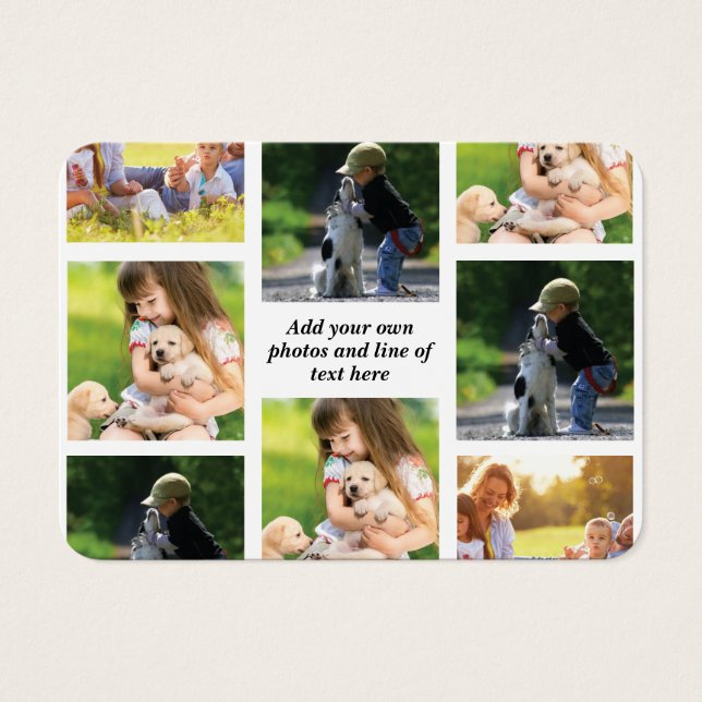 Make your own photo collage and text  (Front)