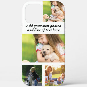 Make your own photo collage and text  iPhone 12 pro max case