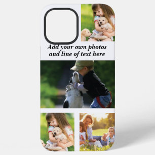 Make your own photo collage and text iPhone 12 pro max case