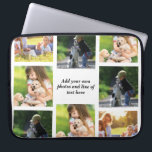 Make your own photo collage and text  laptop sleeve<br><div class="desc">Make your own photo collage and text</div>