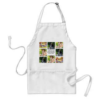 Make your own photo collage and text  standard apron