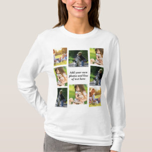 Make your own photo collage and text T-Shirt