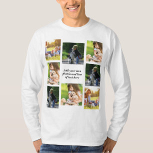 Make your own photo collage and text  T-Shirt