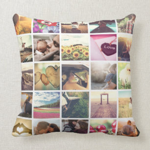 Make your own photo collage cushion
