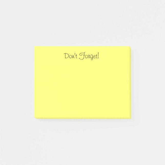 Make your own post-it notes in your favourite (Front)
