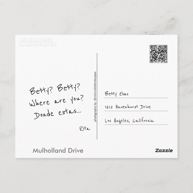 Make Your Own Postcard (Back)