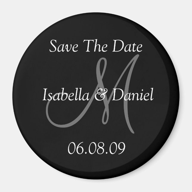 Make Your Own Save The Date Magnet (Front)