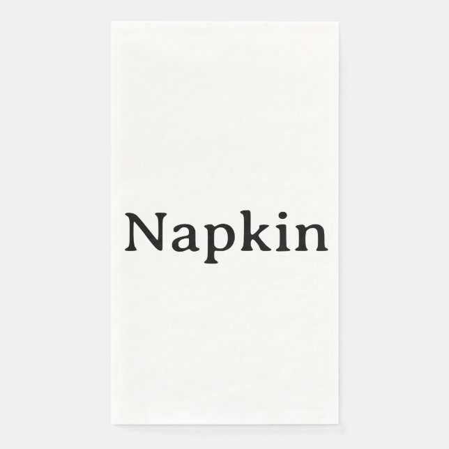 Make Your Own Simplel Napkin (Front)