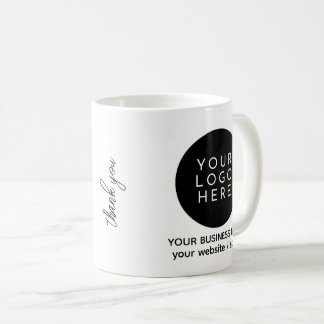 Make Your Own Small Business Custom Logo Info Coffee Mug