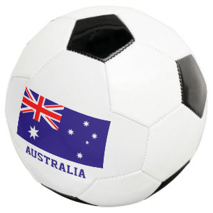 Make your own soccer ball Australian team flag