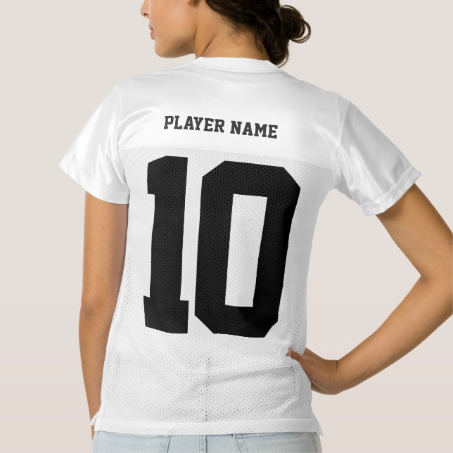 Make Your Own Sports Jersey With Name and Number (Back)