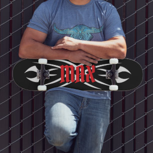 Make your own tattoo monogram design custom skateboard
