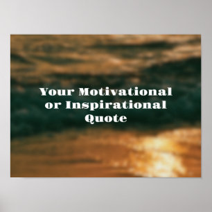 Make Your Own Text Inspirational Motivational Poster