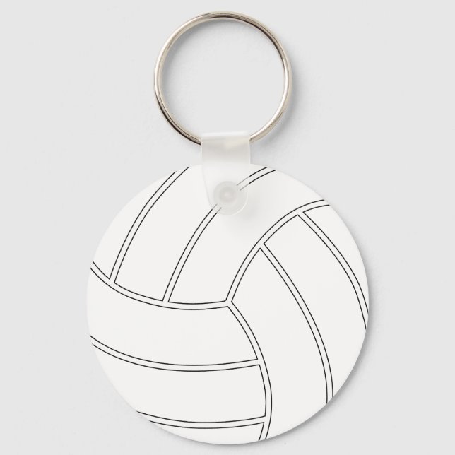Make Your Own Volleyball Keychain (Front)