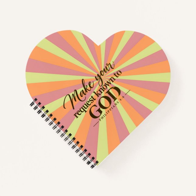 Make your request known to God Notebook (Front)