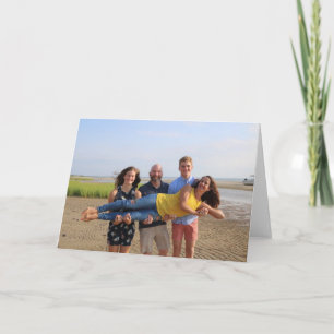 Make your very own custom photo greeting card! card