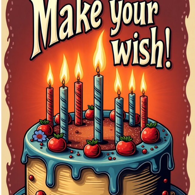Make Your Wish Birthday Cards SANTA WISH DENIED! (Creator Uploaded)