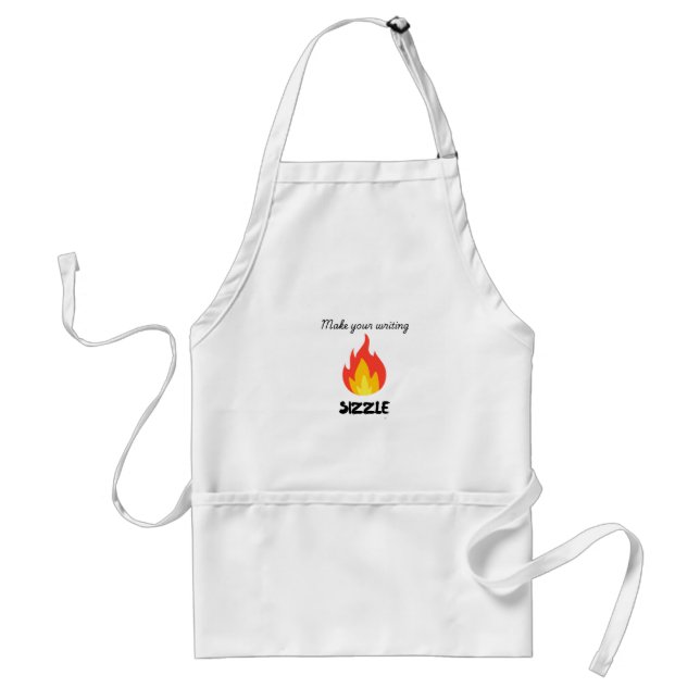 Make Your Writing Sizzle Standard Apron (Front)