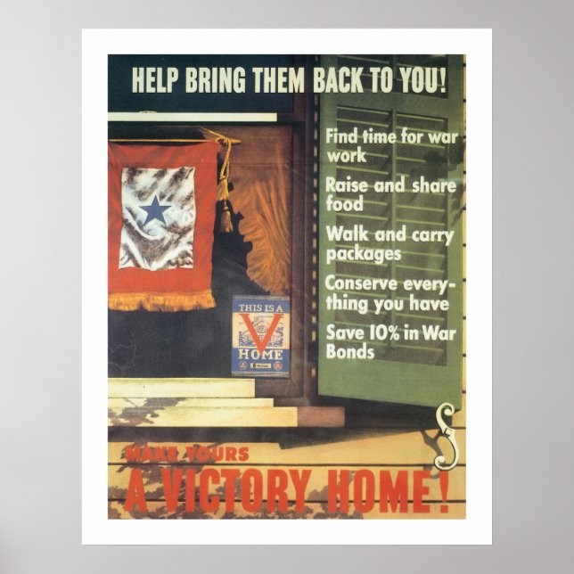 Make Yours a Victory Home! Poster (Front)