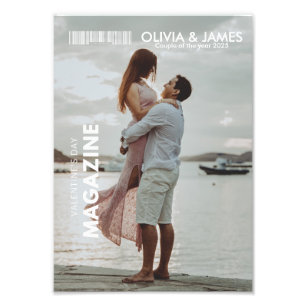 Make yourself a cover star! Valentine's Day Gift Photo Print