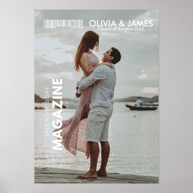 Make yourself a cover star! Valentine's Day Gift Poster (Front)