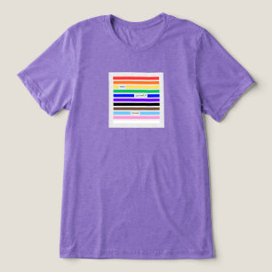 Make Yourself Proud Rainbow Redaction Pride 2026 Tri-Blend Shirt