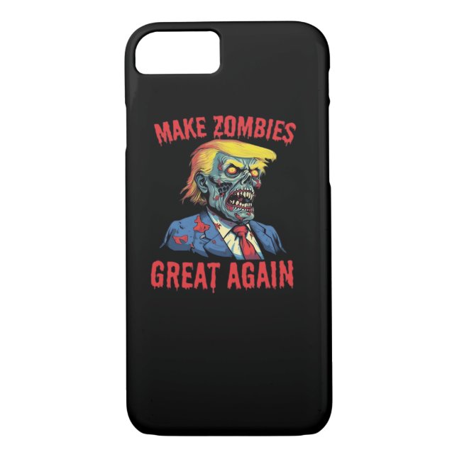 Make Zombies Great Again - Halloween Zombie Classi Case-Mate iPhone Case (Back)