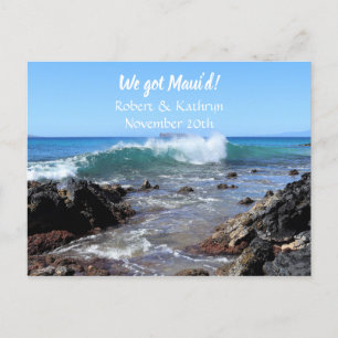 Makena Cove We got Maui'd Postcard