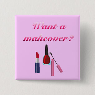 Makeover Button Pin