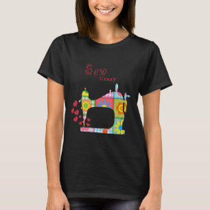 Maker Craft Colourful Sewing Machine T-Shirt