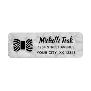 Maker Handmade Shop Yarn Skein Return Address Label
