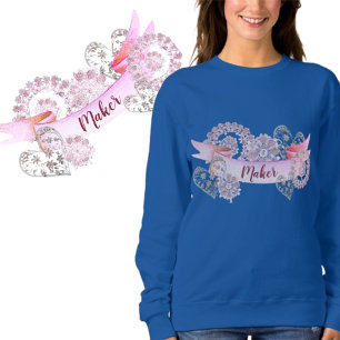 Maker - Lacey Hearts & Rounds Sweatshirt