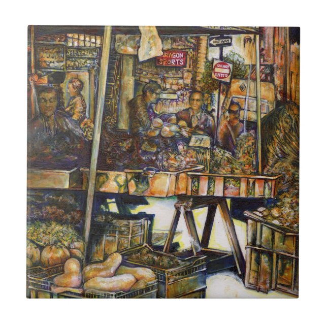 Makes Creativity Glimmer All the Brighter Ceramic Tile (Front)