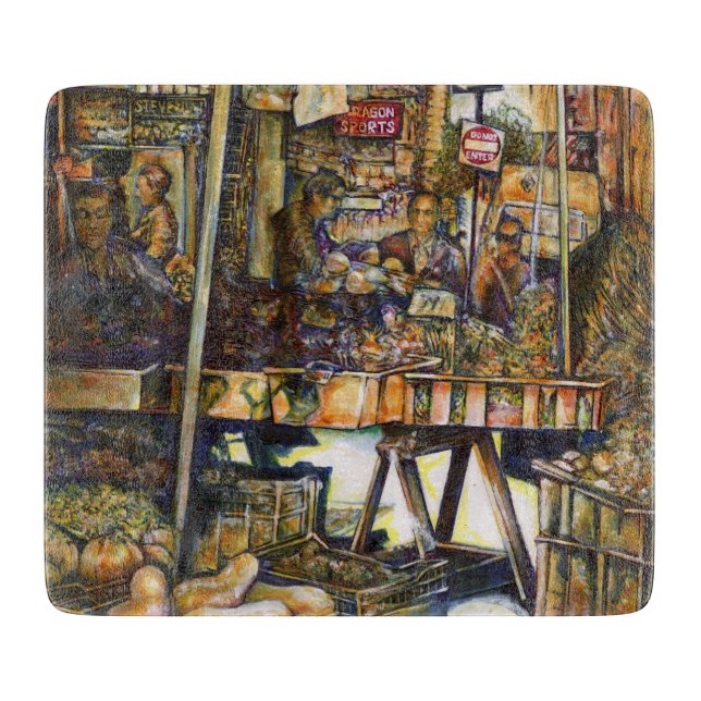 Makes Creativity Glimmer All the Brighter Cutting Board (Front)