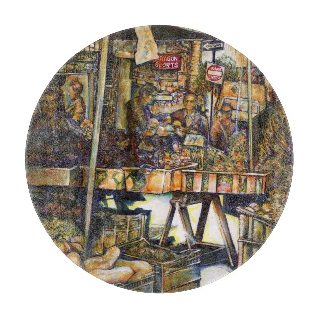 Makes Creativity Glimmer All the Brighter Cutting Board (Front)