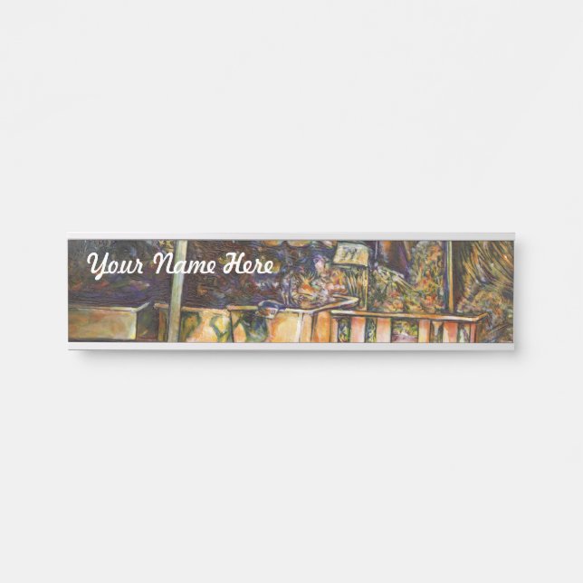 Makes Creativity Glimmer All the Brighter Door Sign (Front)