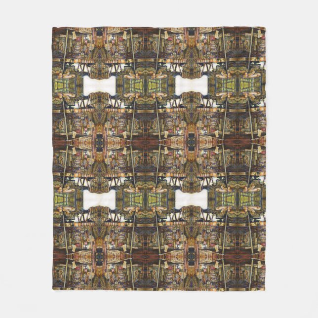 Makes Creativity Glimmer All the Brighter Fleece Blanket (Front)